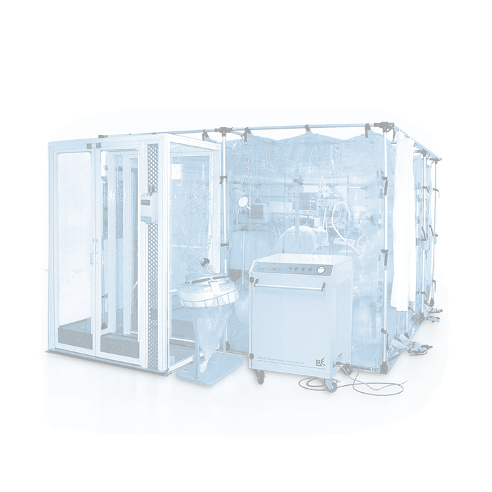 Portable isolation chamber version