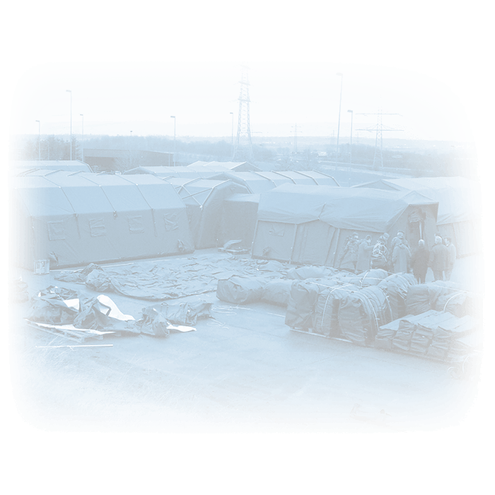 rapid deployment center tents