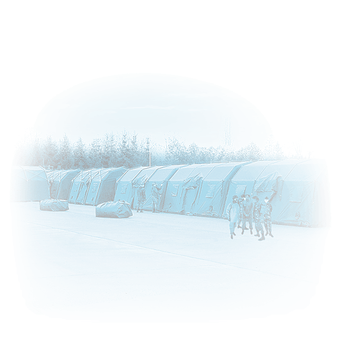 a military tents center