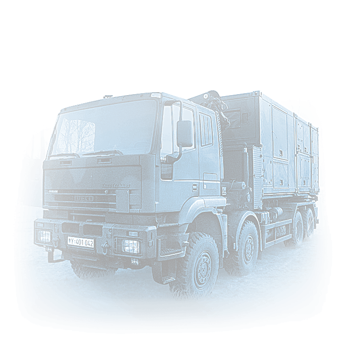 military mobile container Iveco