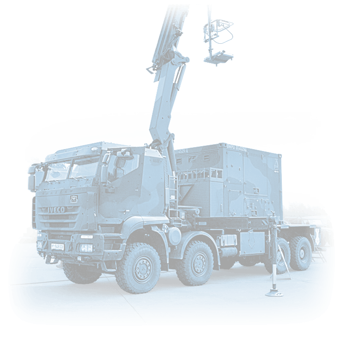 military trailer and container IVECO-TEP-90