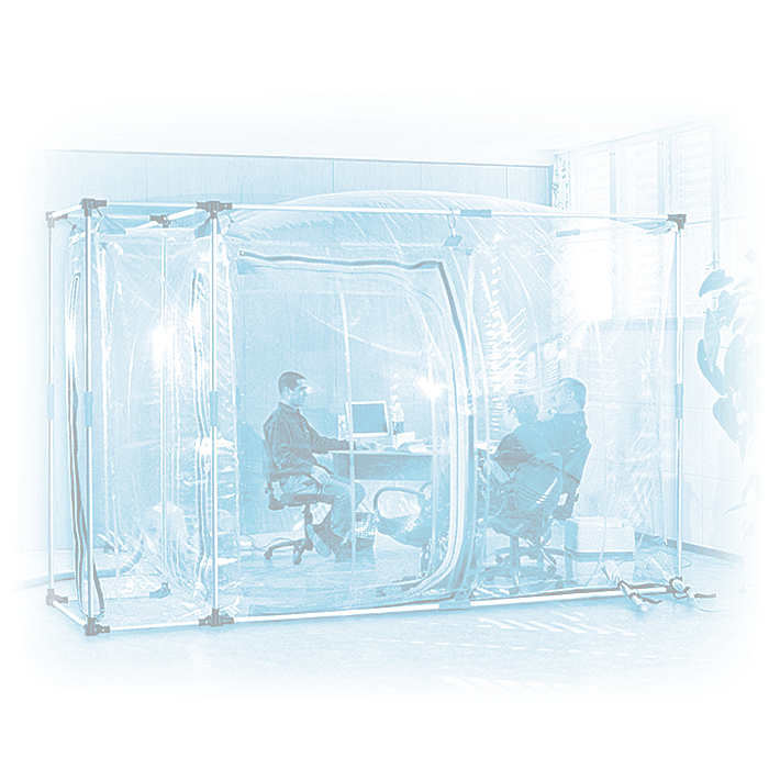 IsoArk indoor CBRN tent (Ebola, Coronavirus / COVID-19)