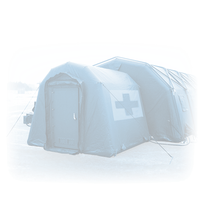 medical isolated tent with filtering systems