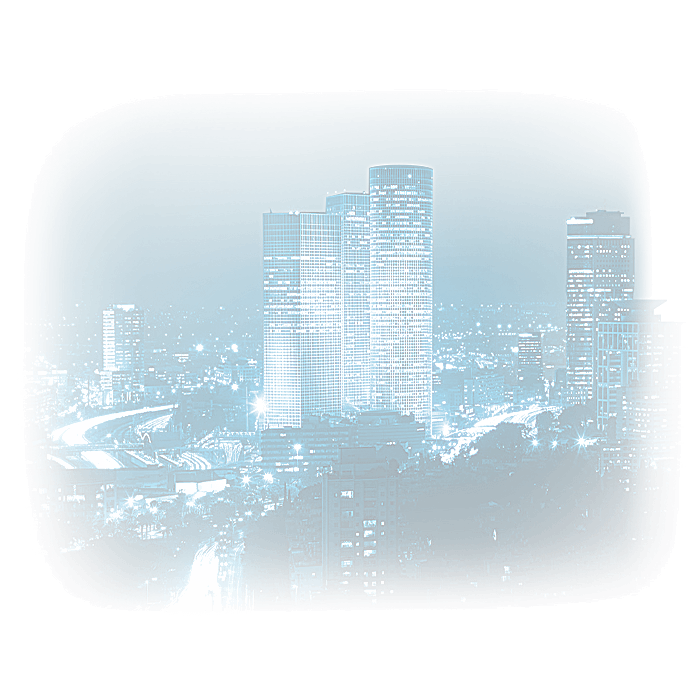 metropolitan city at night