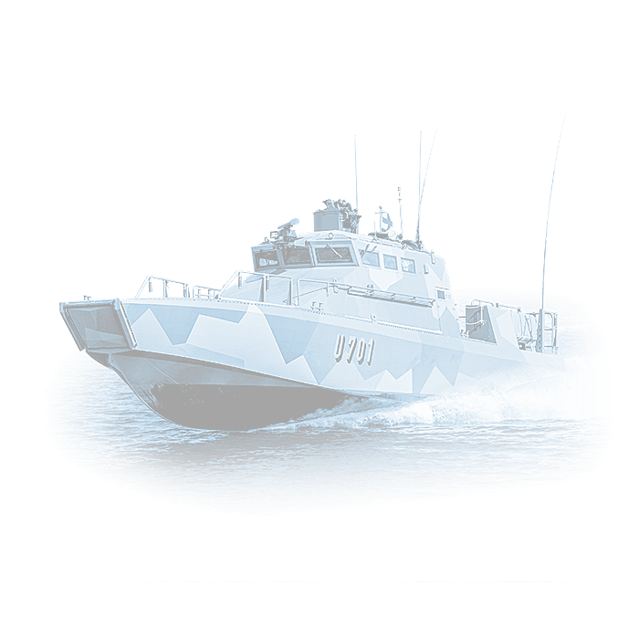 NBC protected military Watercat ship uses NBC/CBRN protection system